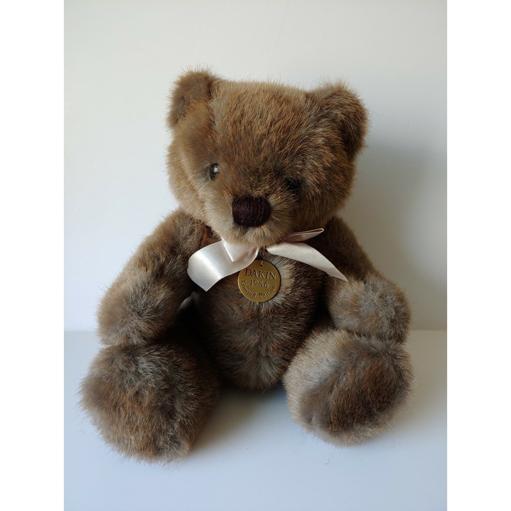 Dakin 1986 Limited Edition teddy bear brown‎ 13"